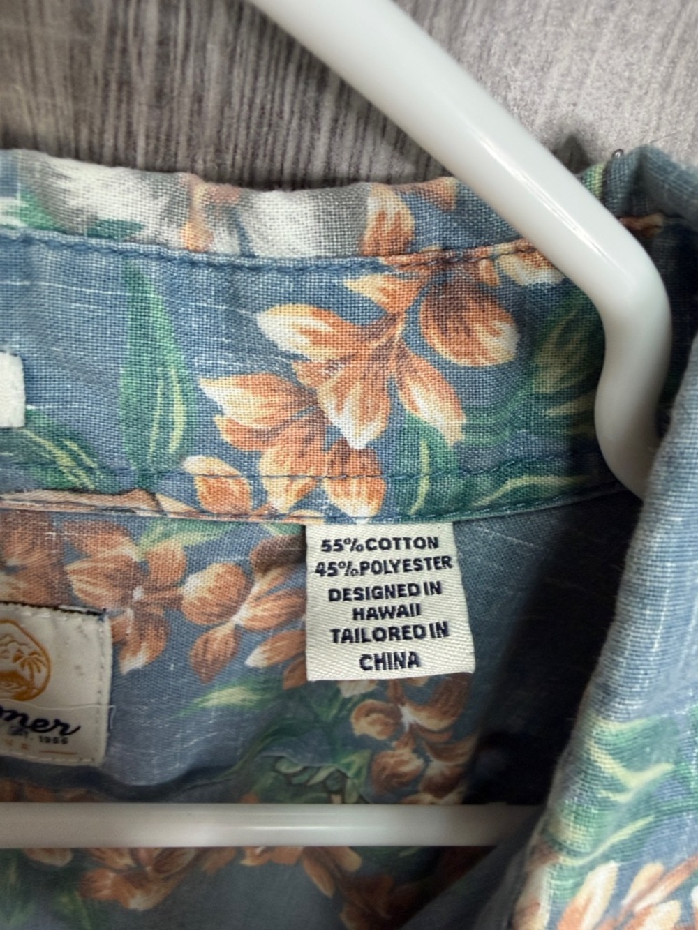 Reyn Spooner Classic Hula Lei V-Neck Pullover Short Sleeve Shirt Men's 3X - Picture 4 of 6